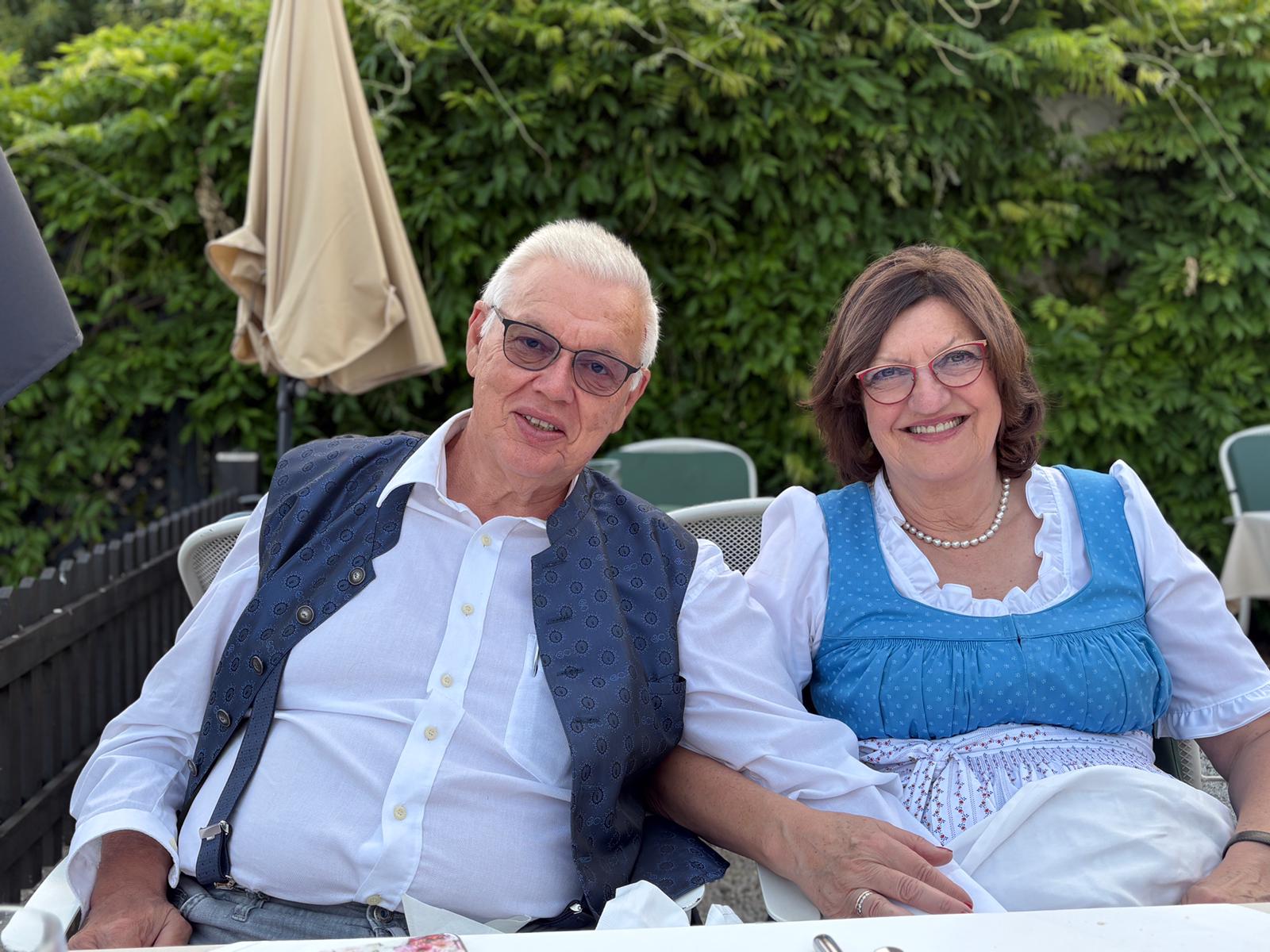 Ihre Gastgeber: Karl Daxkobler und Helene Ropatsch